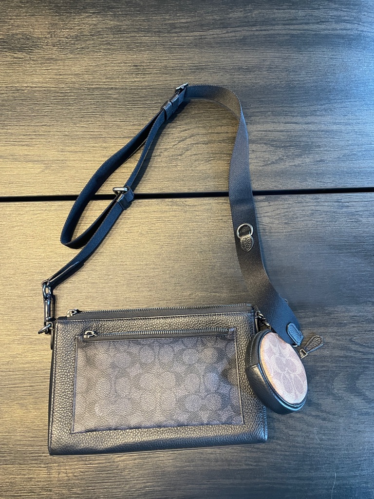 Coach Brown Holden Crossbody With Coin Pouch